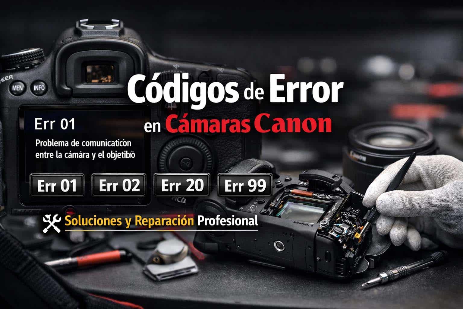 Códigos error Canon