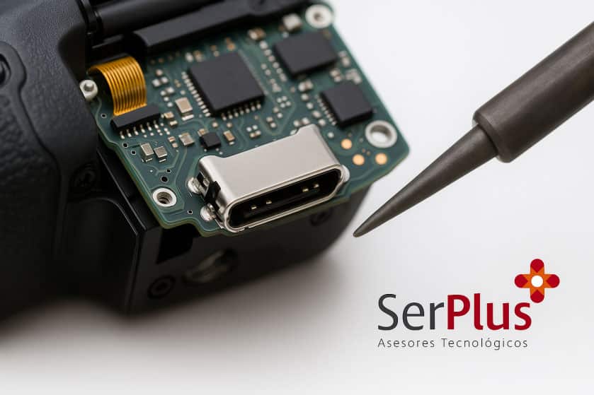 Reparar conexión USB cámara
