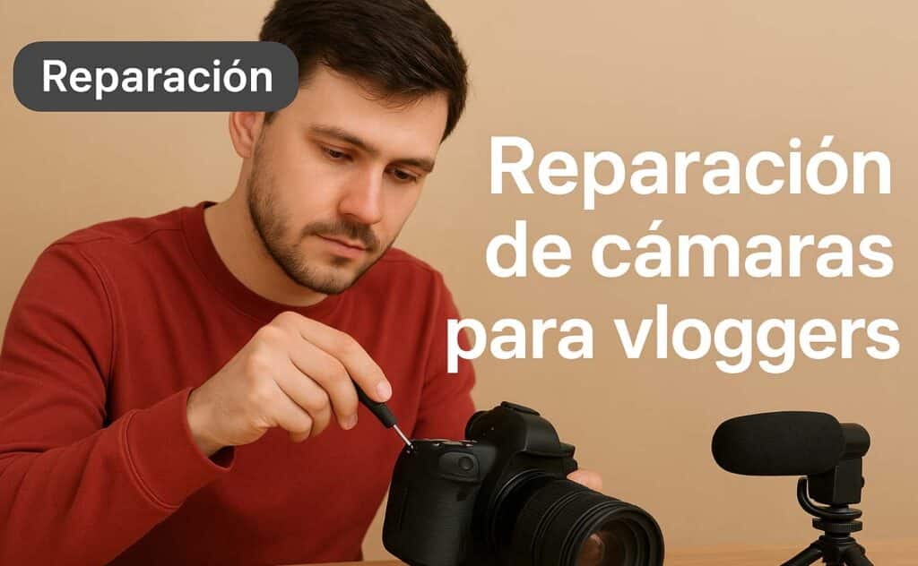 Reparación de cámaras para vloggers