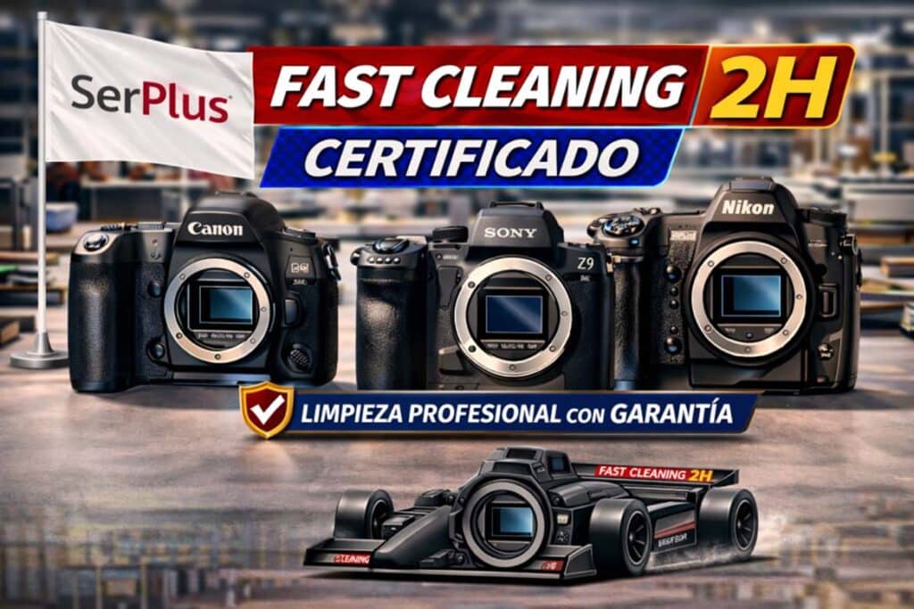 Limpieza sensor cámara