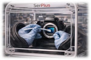 Limpieza sensor cámara