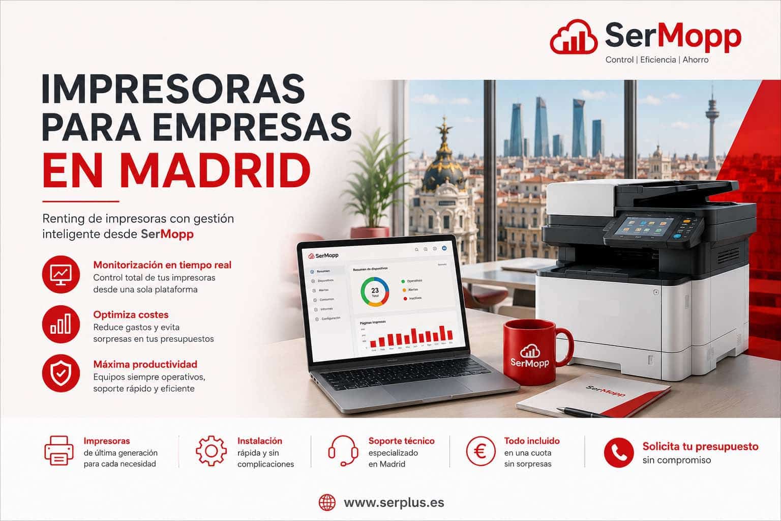 renting impresoras Madrid